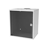 ARLI 19 Zoll Netzwerkschrank 12HE 12U Wandgehäuse...