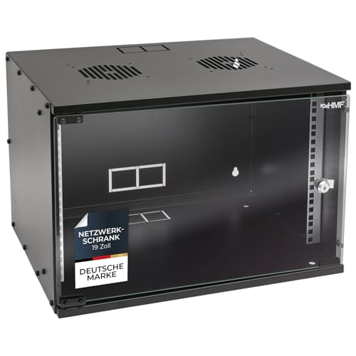 HMF 65707-02 Netzwerkschrank, Serverschrank 19...