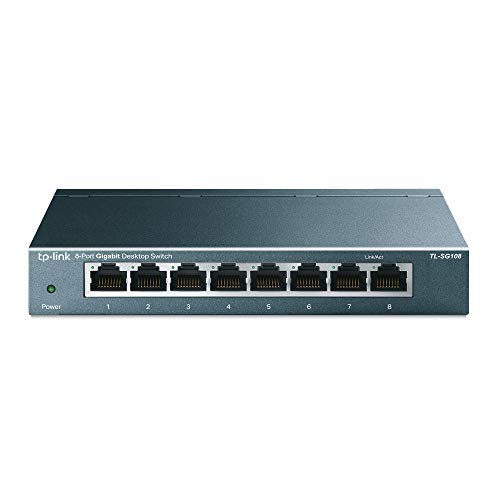 TP-Link TL-SG108 8-Port Gigabit Netzwerk Switch...
