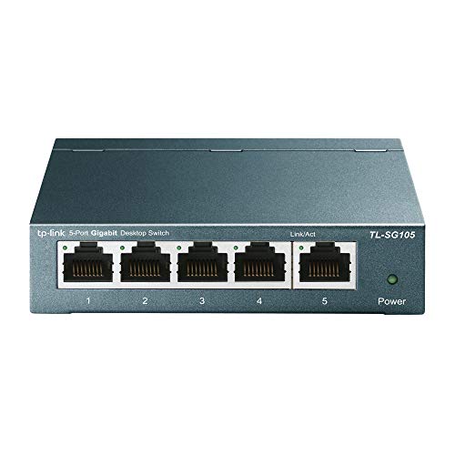 TP-Link TL-SG105 5-Ports Gigabit Netzwerk Switch...