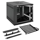 Tecmojo 10-Zoll 6HE Wandmontage-Netzwerk-Schrank,...